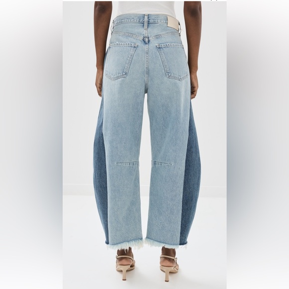 NWT Citizens of Humanity Pieced Horseshoe Jeans in Fracture - Picture 6 of 9